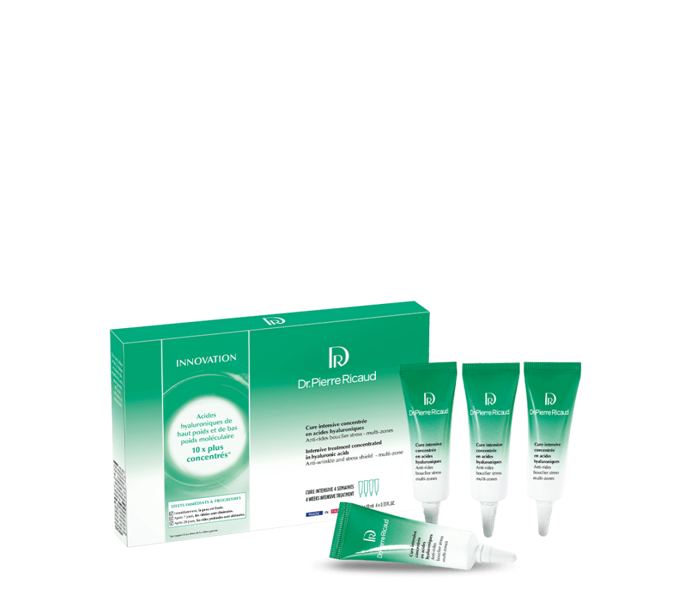 Cure intensive concentrée en acides hyaluroniques
