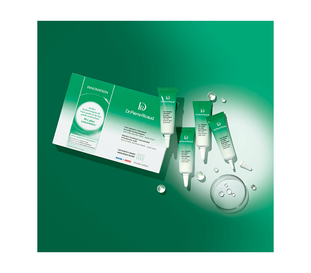 Cure intensive concentrée en acides hyaluroniques