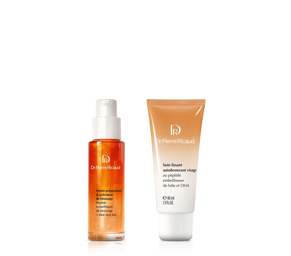 Duo crème autobronzante visage & sérum pré-bronzage 