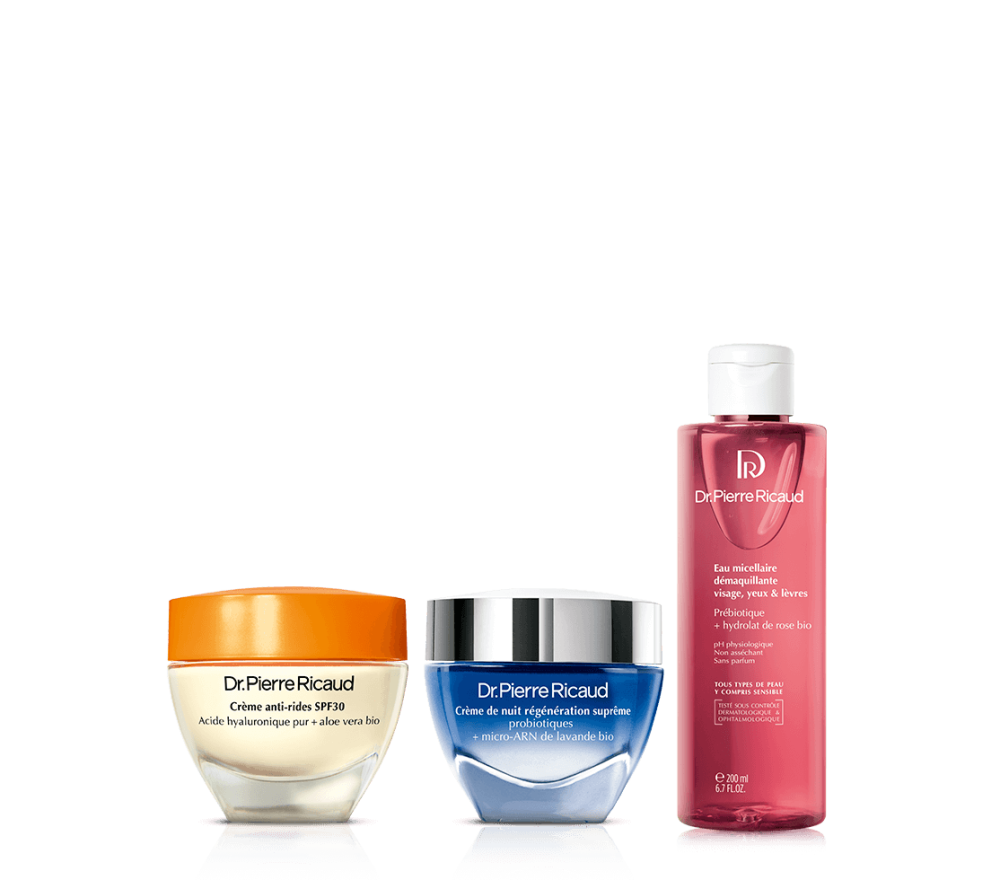 Trio SPF30 & démaquillage