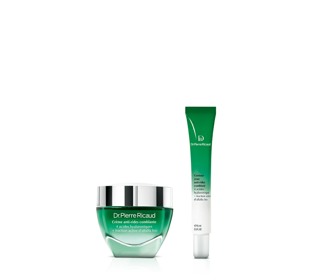 Duo crème visage et yeux anti-rides comblant