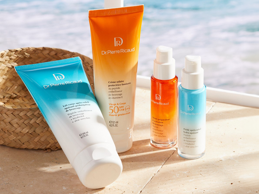 Routine visage ciblée protection solaire